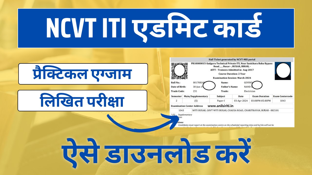 iti admit card